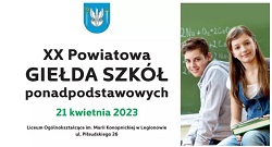 Ikona do artykułu: XX Powiatowa Giełda Szkół Ponadpodstawowych