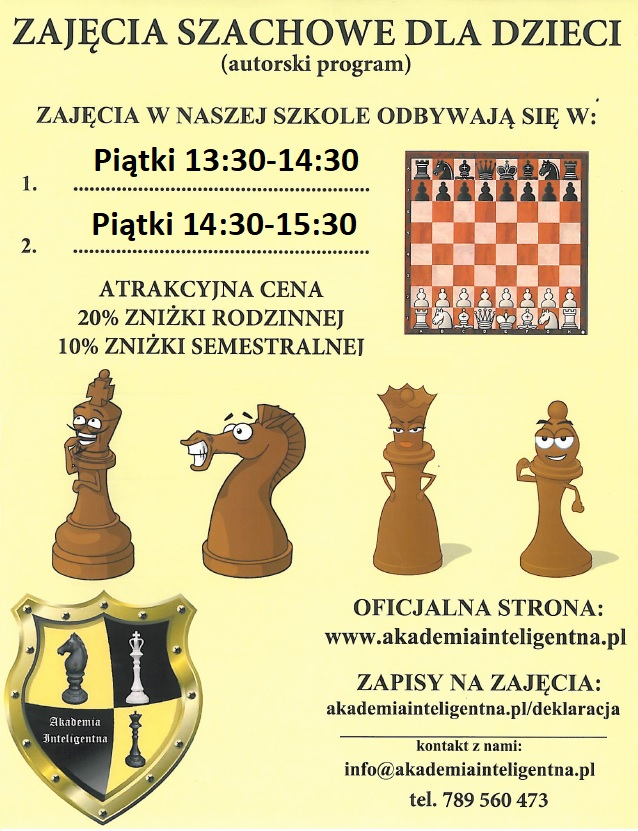Ikona do artykułu: Zajęcia szachowe